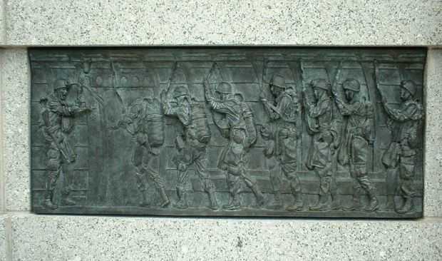 NATIONAL WORLD WAR II MEMORIAL BAS-RELIEF S