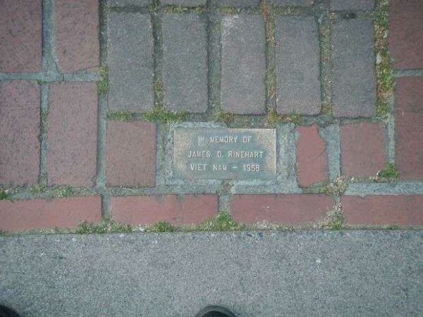 JAMES D. REINEHART WAR MEMORIAL BRICK