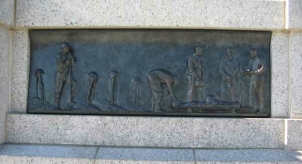 NATIONAL WORLD WAR II MEMORIAL BAS-RELIEF J