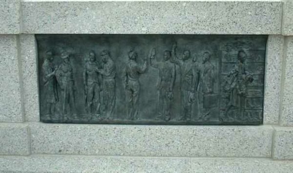 NATIONAL WORLD WAR II MEMORIAL BAS-RELIEF B