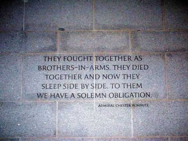 NATIONAL WORLD WAR II MEMORIAL NARRATIVE STONE C