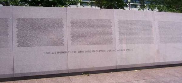 THE JAPANESE AMERICAN MEMORIAL TO PATRIOTISM DURING WORLD WAR II HONOR ROLL WALL