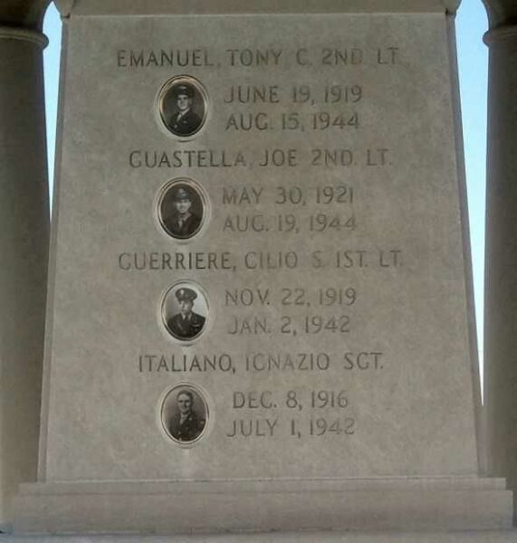 OSSUARIUM MEMORIALE HONOR ROLL PANEL A