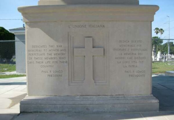 OSSUARIUM MEMORIALE DEDICATION STONE