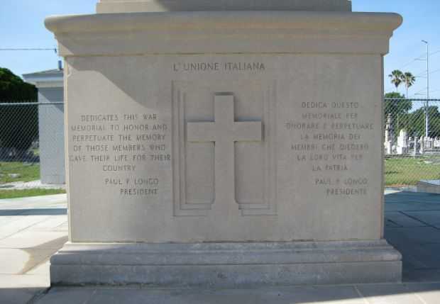 OSSUARIUM MEMORIALE DEDICATION STONE