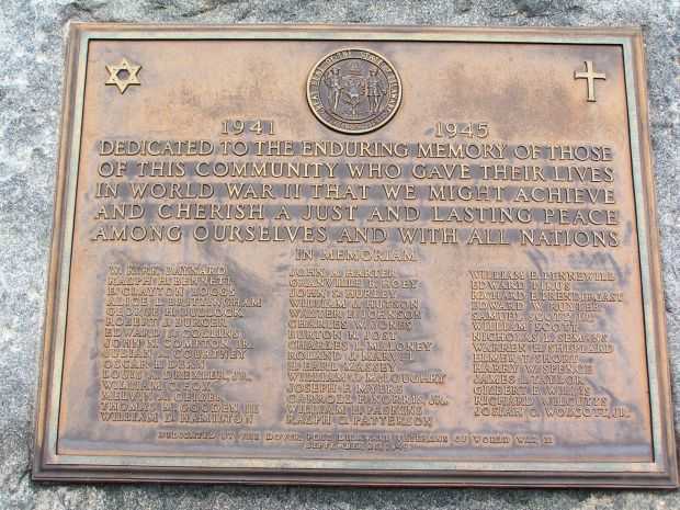 DOVER WORLD WAR II MEMORIAL