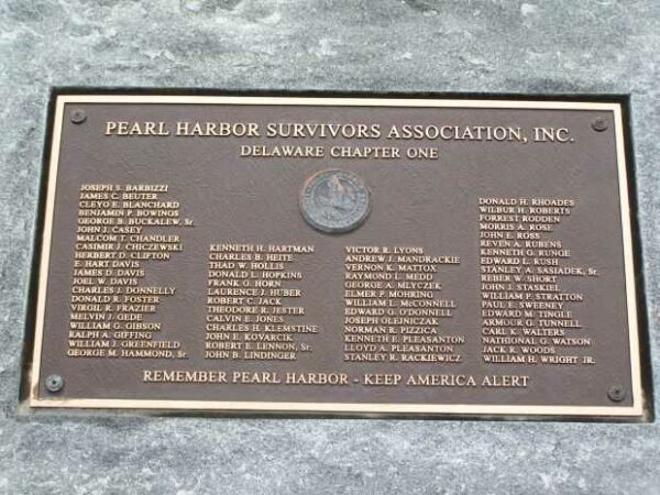 PEARL HARBOR SURVIVORS ASSOCIATION WAR MEMORIAL