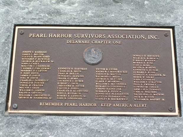 PEARL HARBOR SURVIVORS ASSOCIATION WAR MEMORIAL