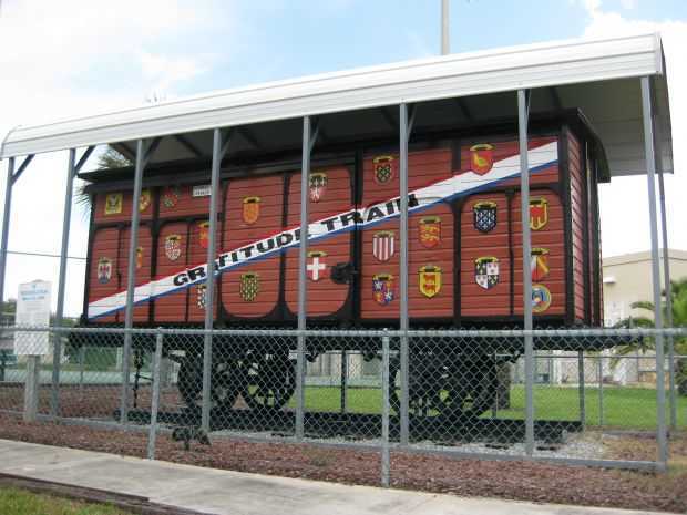 DAYTON BEACH MERCI BOX CAR MEMORIAL