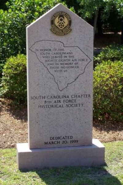 SOUTH CAROLINA CHAPTER 8TH AIR FORCE HISTORICAL SOCIETY MEMORIAL