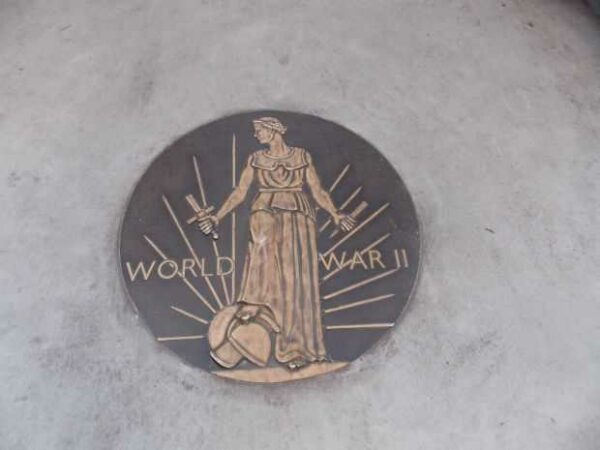 “A WORLD APART” WORLD WAR II MEMORIAL MEDALLION L