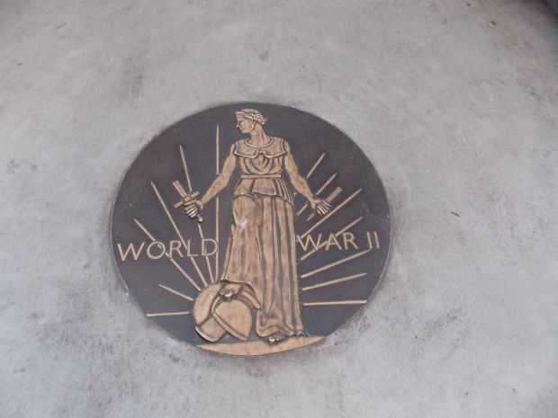 “A WORLD APART” WORLD WAR II MEMORIAL MEDALLION L