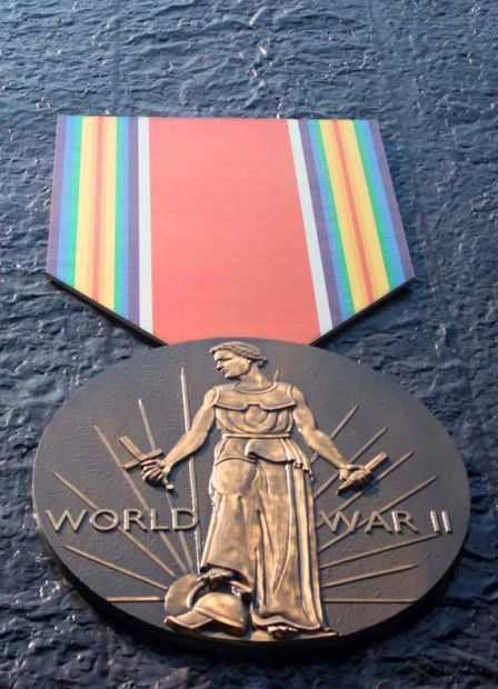 “A WORLD APART” WORLD WAR II MEMORIAL MEDALLION A