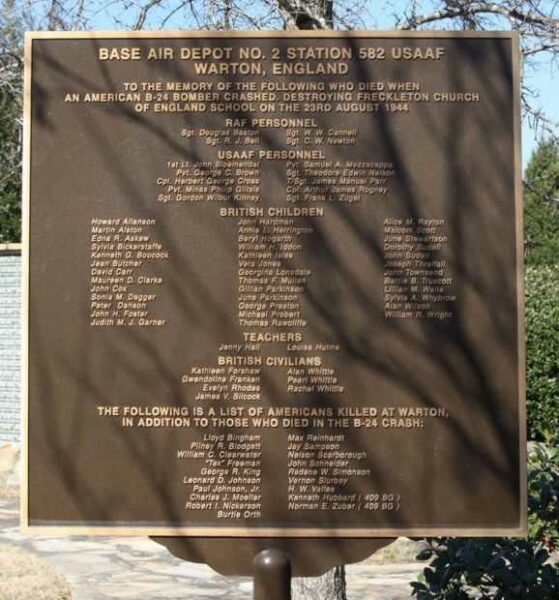 BASE AIR DEPOT NO. 2 WAR MEMORIAL MARKER