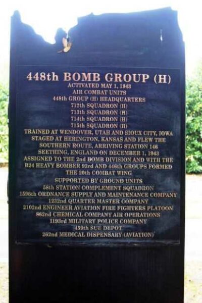 448TH BOMB GROUP WAR MEMORIAL BACK