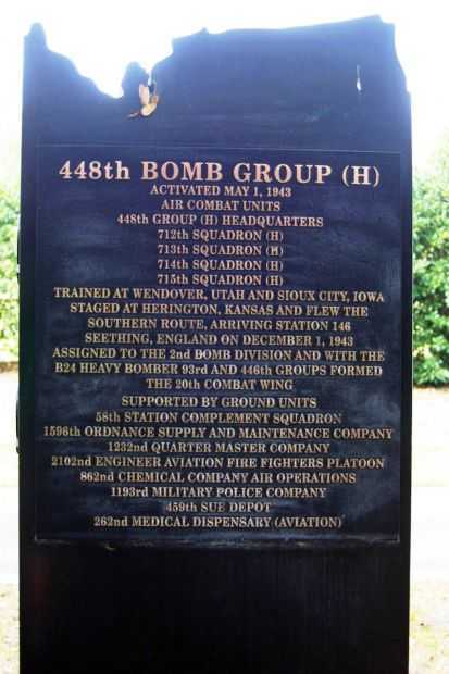 448TH BOMB GROUP WAR MEMORIAL BACK