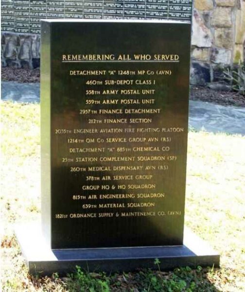 446TH BOMB GROUP WAR MEMORIAL BACK