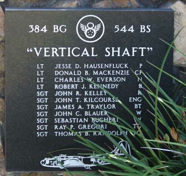 “VERTICAL SHAFT” WAR MEMORIAL PLAQUE