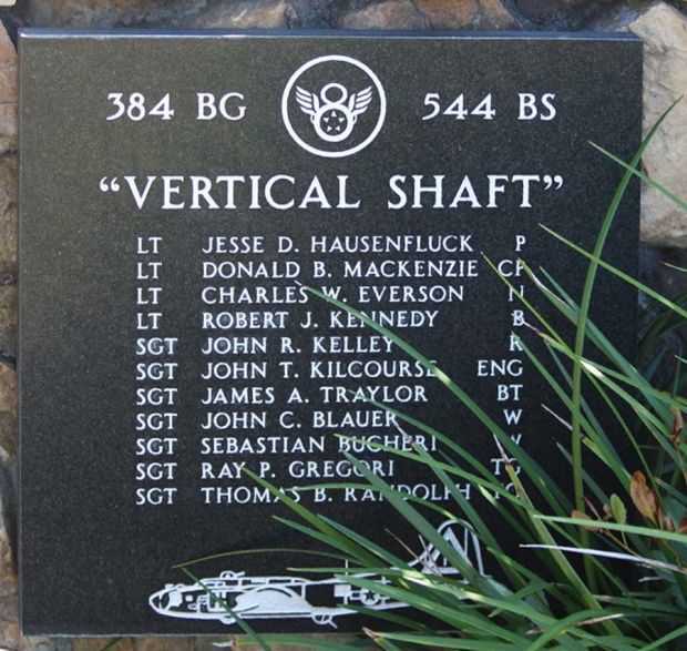 “VERTICAL SHAFT” WAR MEMORIAL PLAQUE