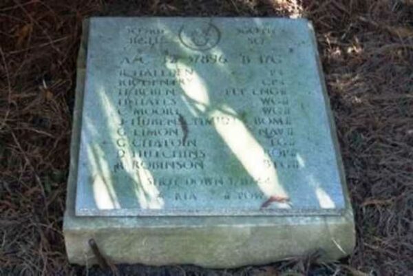 AC 47 37896 B-17G WAR MEMORIAL PLAQUE
