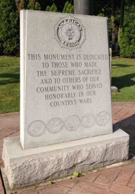 KINGS PARK AMERICAN LEGION WAR MEMORIAL