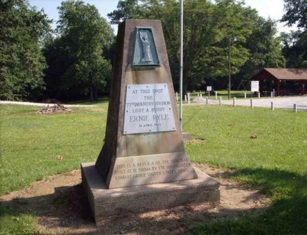 ERNIE PYLE WAR MEMORIAL REPLICA