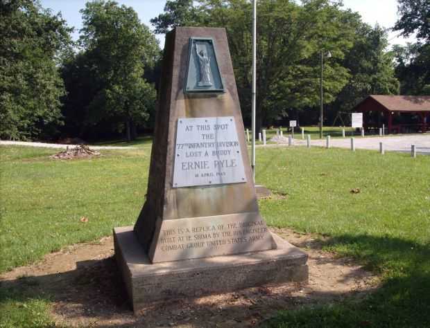 ERNIE PYLE WAR MEMORIAL REPLICA