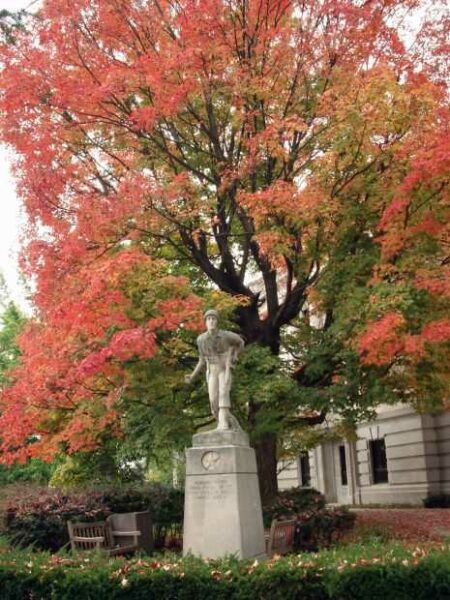 BLOOMINGTON CHAMBERS OF COMMERCE WORLD WAR II MEMORIAL FRONT