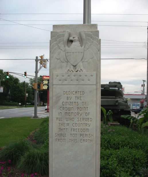 CROWN POINT WORLD WAR II MEMORIAL