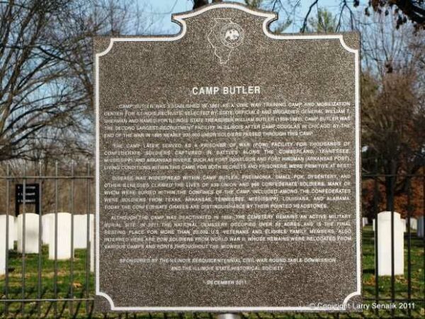 CAMP BUTLER WAR MEMORIAL MARKER