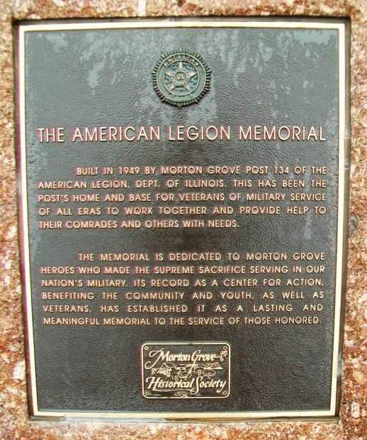 THE AMERICAN LEGION MEMORIAL