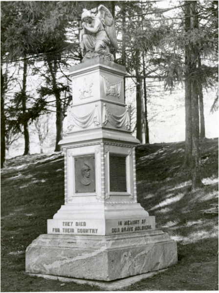 KNEELING ANGEL CIVIL WAR MEMORIAL