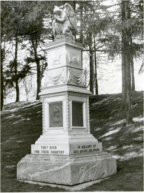 KNEELING ANGEL CIVIL WAR MEMORIAL