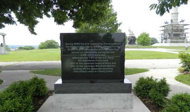 S-36 SUBMARINE MEMORIAL BACK