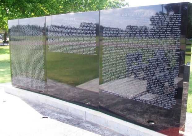 PAWNEE COUNTY AREA ALL VETERANS MEMORIAL PANELS C
