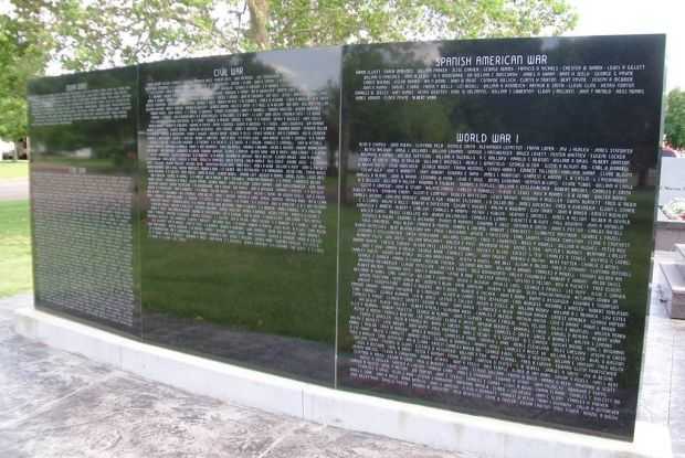 PAWNEE COUNTY AREA ALL VETERANS MEMORIAL PANELS A