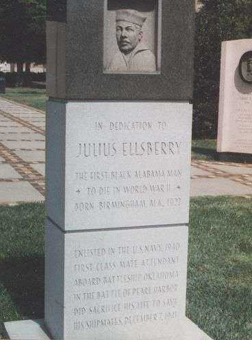 SEAMAN FIRST CLASS JULIUS ELLSBERRY WAR MEMORAL