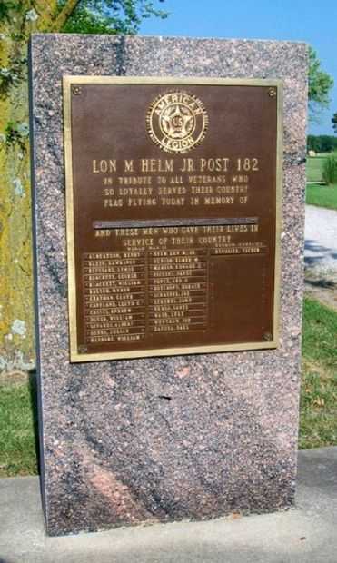 AMERICAN LEGION POST 182 MEMORIAL