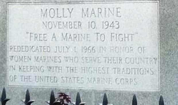 MOLLY MARINE MEMORIAL STONE
