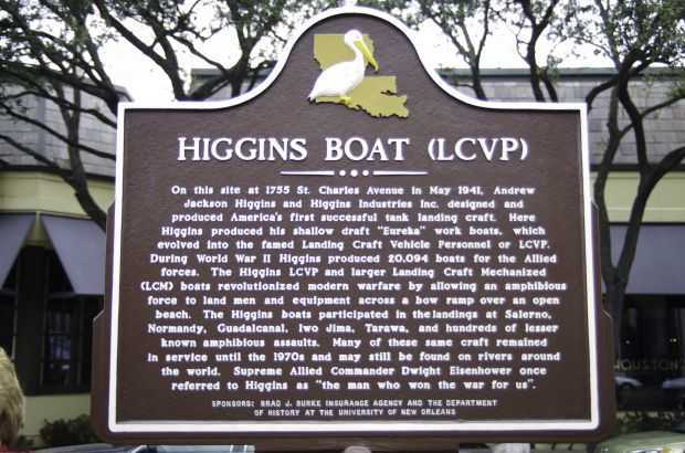 HIGGINS BOAT (LCVP) MEMORIAL MARKER