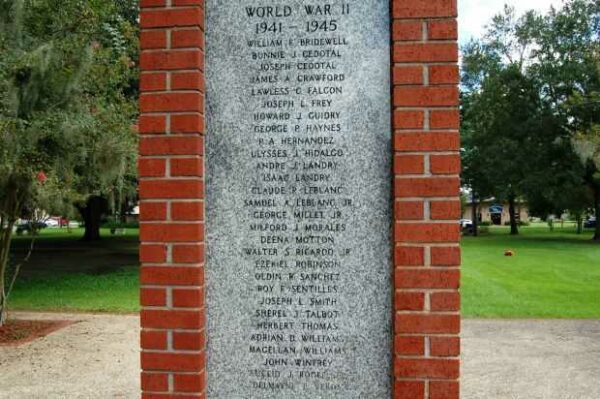 DONALDSONVILLE WAR VETERANS MEMORIAL PANEL C