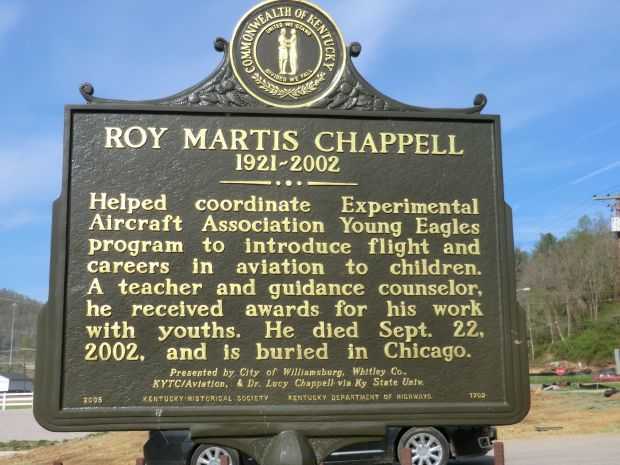 ROY MARTIS CHAPPELL WAR MEMORIAL MARKER BACK