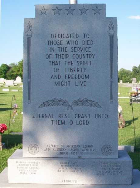 AMERICAN LEGION POST 39 WAR MEMORIAL