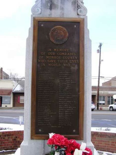 MONROE COUNTY WORLD WAR II MEMORIAL