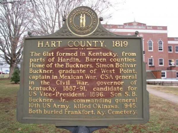 HART COUNTY, 1819 MEMORIAL MARKER