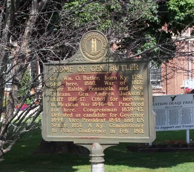 HOME OF GEN. BUTLER MEMORIAL MARKER