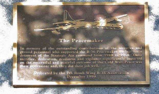 ARLINGTON CEMETERY PEACEMAKER MEMORIAL