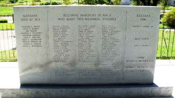 USMM VETERANS WWII MEMORIAL BACK