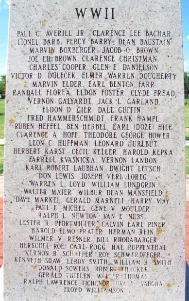 RUSSELL COUNTY VETERANS MEMORIAL STONE B