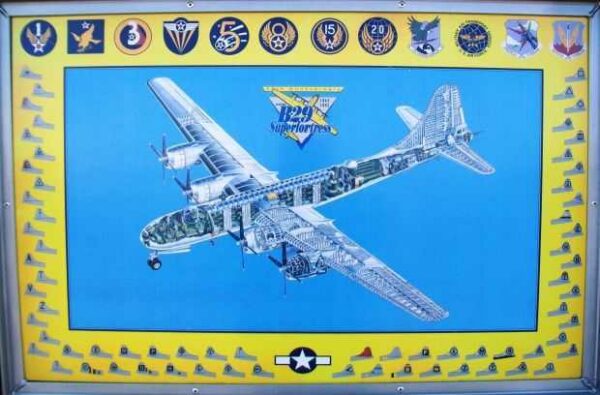 50TH ANNIVERSARY B-29 SUPERFORTRESS MEMORIAL PLAQUE